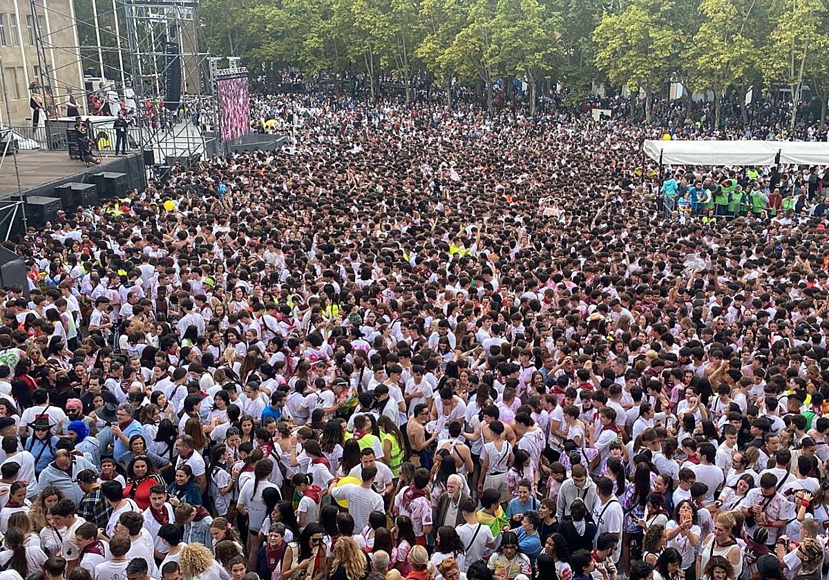 La fiesta calienta motores en Logroño