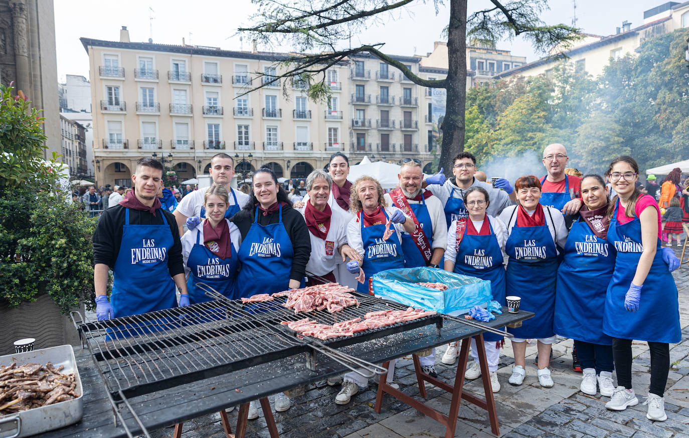Salchichón, pimientos, huevos, chuletas... todas las degustaciones el día de San Mateo