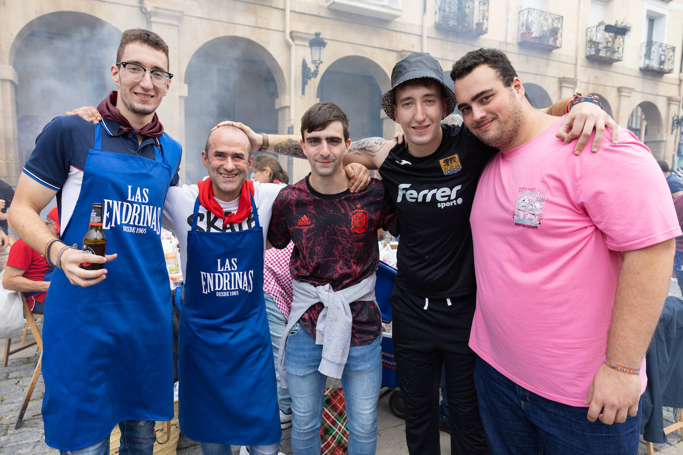 Salchichón, pimientos, huevos, chuletas... todas las degustaciones el día de San Mateo