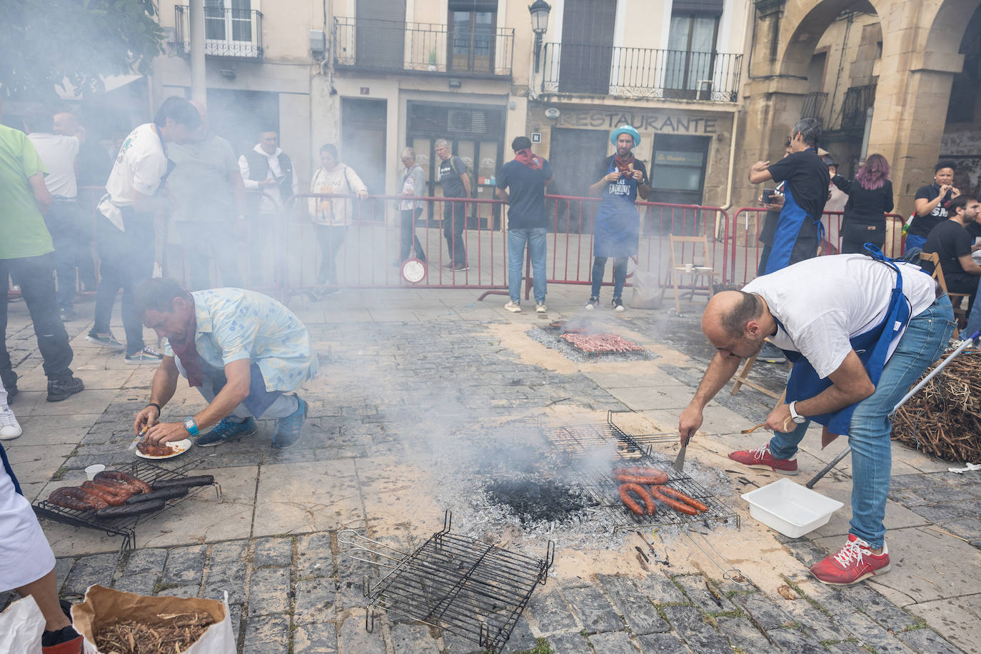 Salchichón, pimientos, huevos, chuletas... todas las degustaciones el día de San Mateo