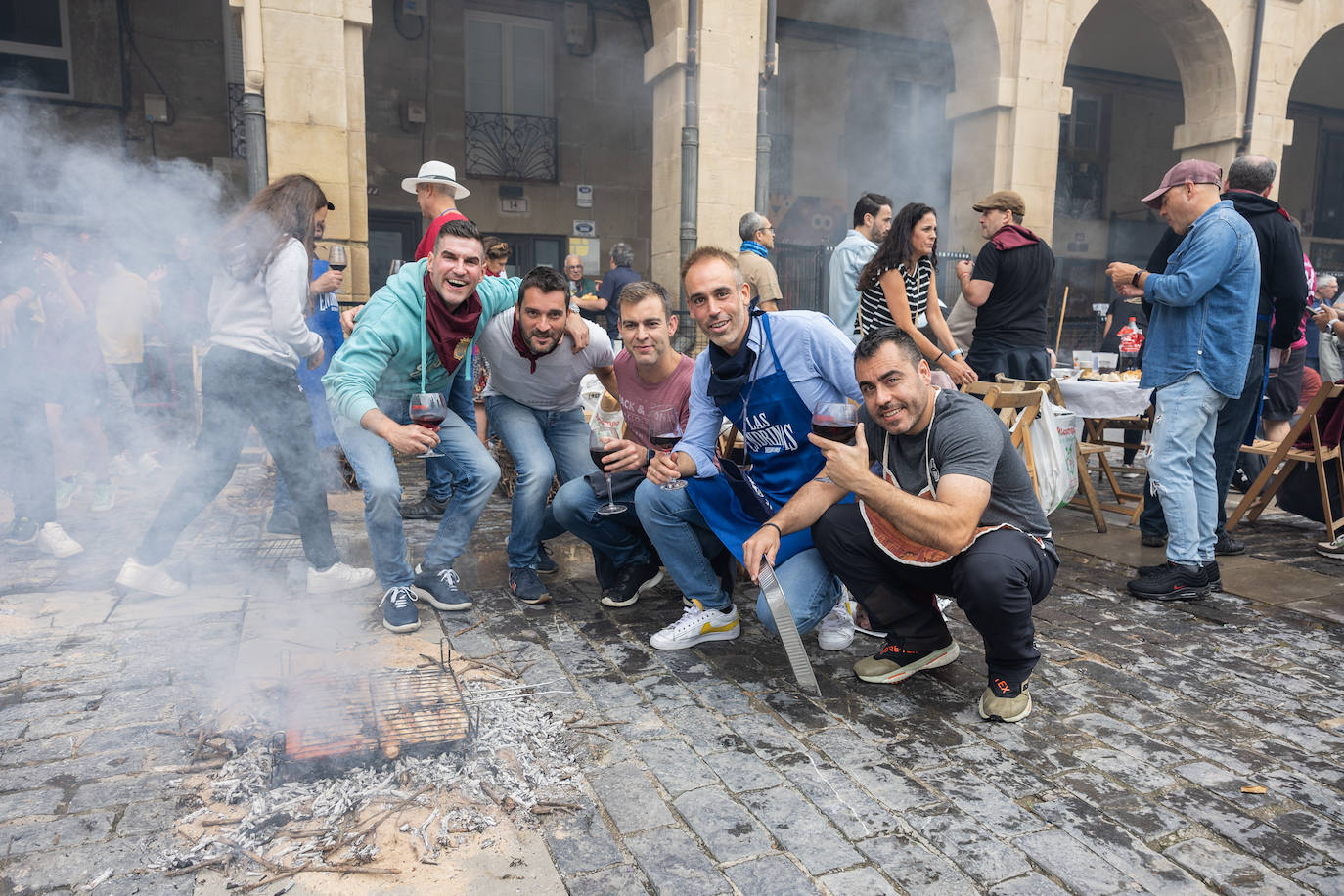 Salchichón, pimientos, huevos, chuletas... todas las degustaciones el día de San Mateo