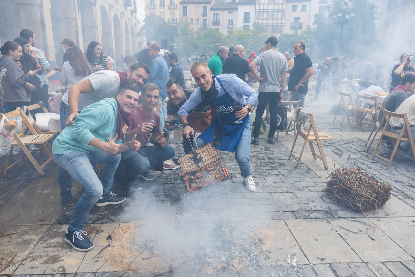 Salchichón, pimientos, huevos, chuletas... todas las degustaciones el día de San Mateo