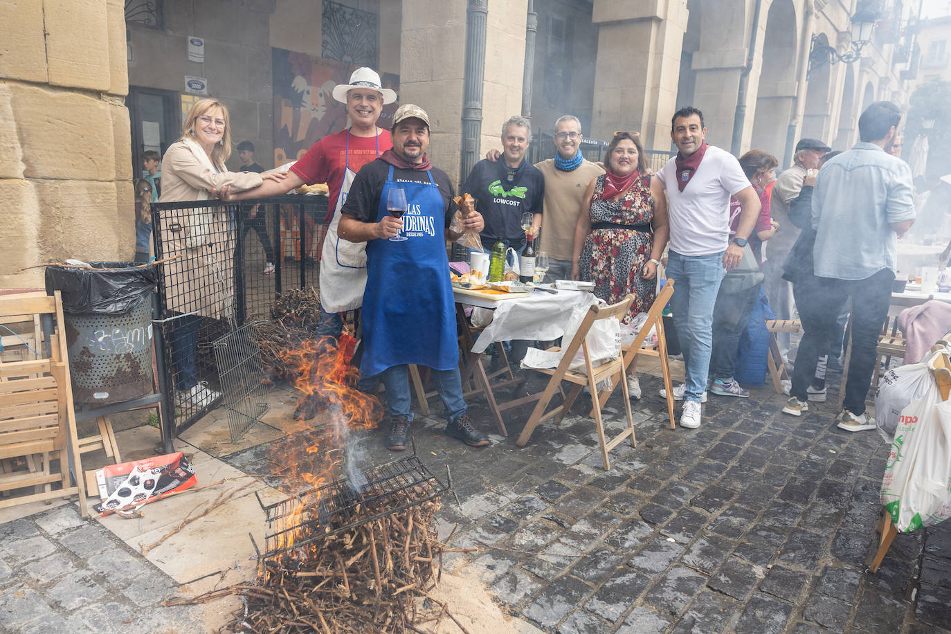 Salchichón, pimientos, huevos, chuletas... todas las degustaciones el día de San Mateo