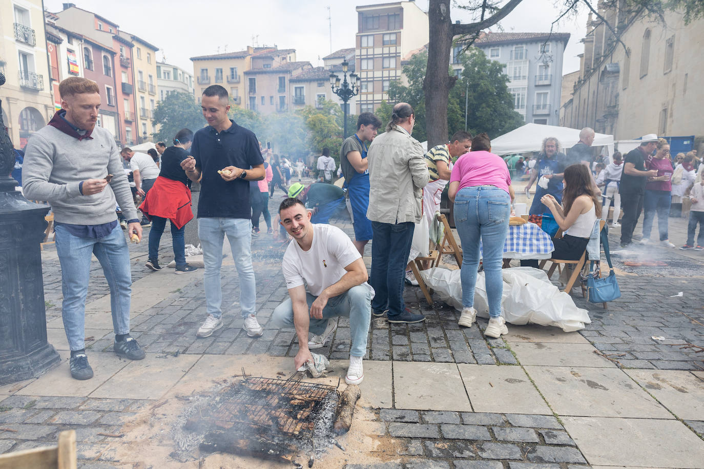 Salchichón, pimientos, huevos, chuletas... todas las degustaciones el día de San Mateo