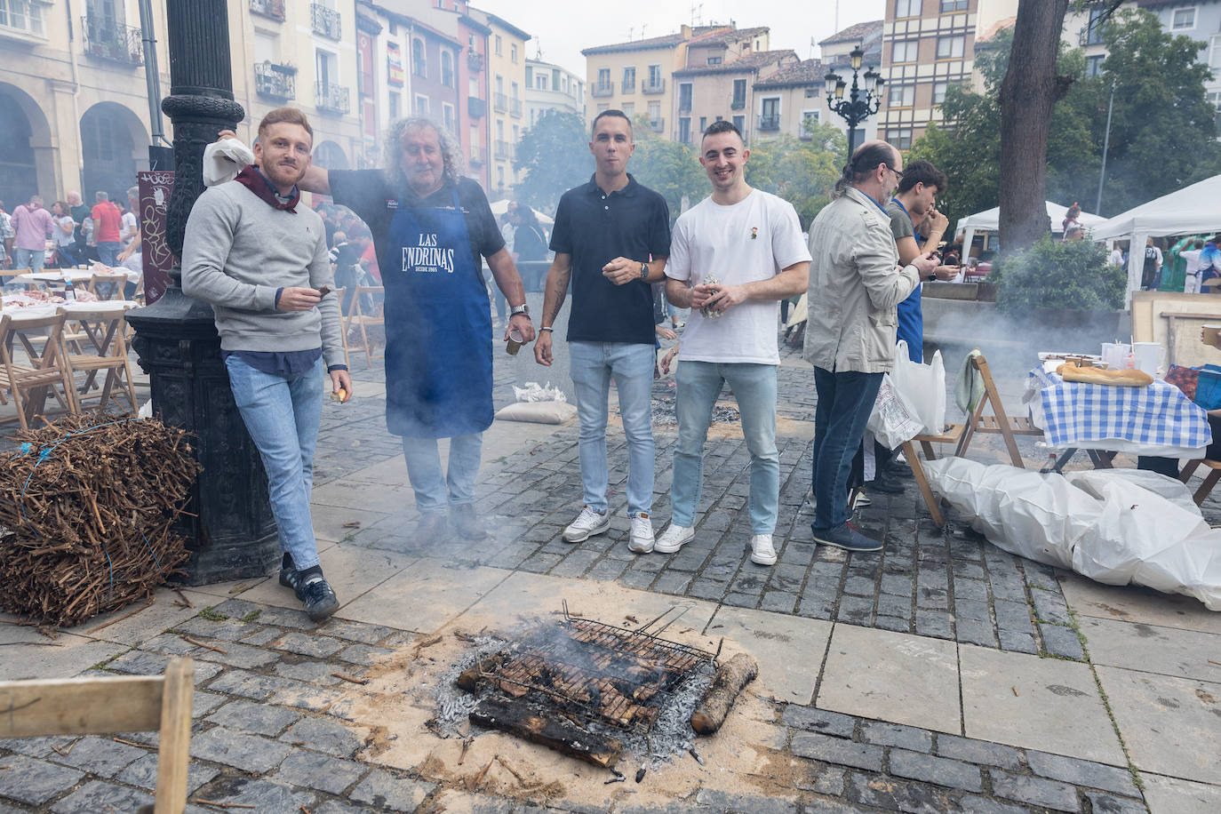 Salchichón, pimientos, huevos, chuletas... todas las degustaciones el día de San Mateo