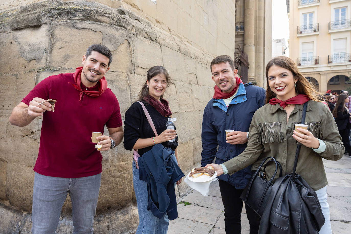 Salchichón, pimientos, huevos, chuletas... todas las degustaciones el día de San Mateo