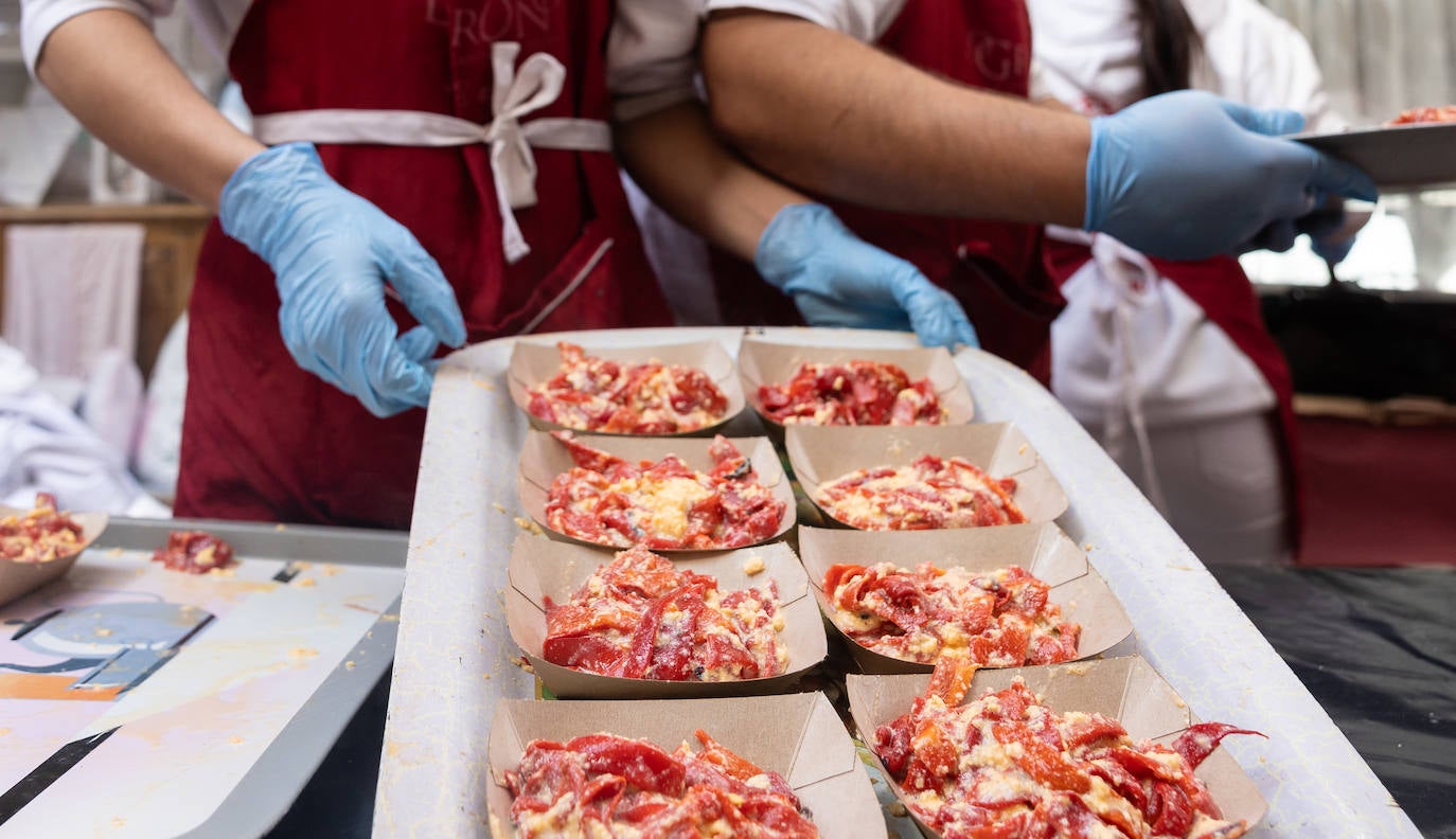 Salchichón, pimientos, huevos, chuletas... todas las degustaciones el día de San Mateo
