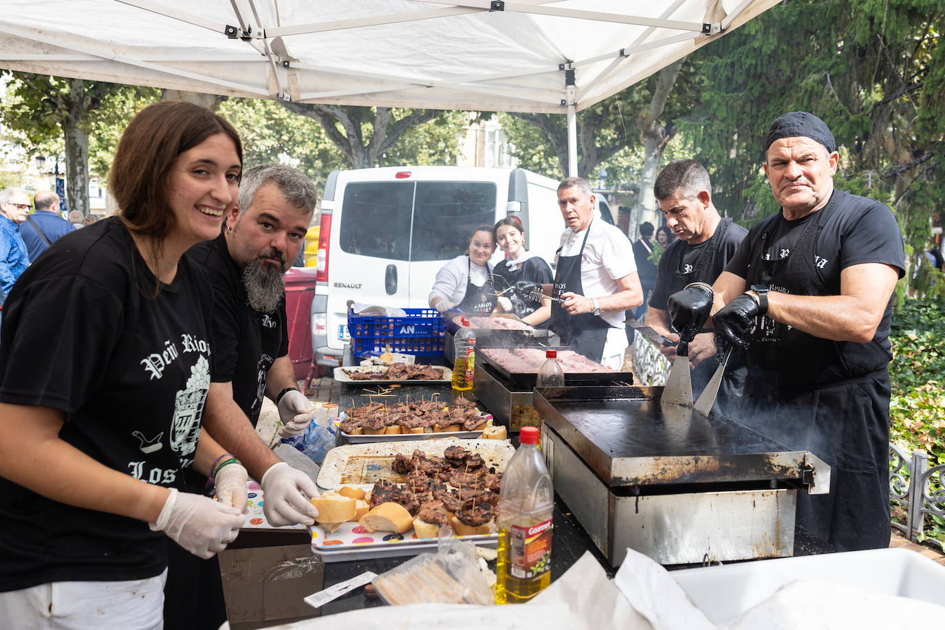 Salchichón, pimientos, huevos, chuletas... todas las degustaciones el día de San Mateo
