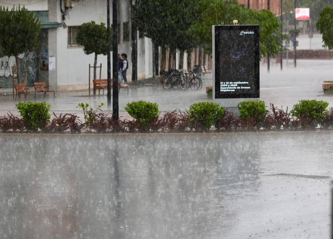 Las imágenes de la tormenta en Logroño