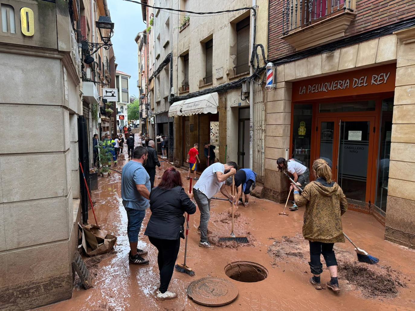 Las imágenes de la tormenta en Nájera