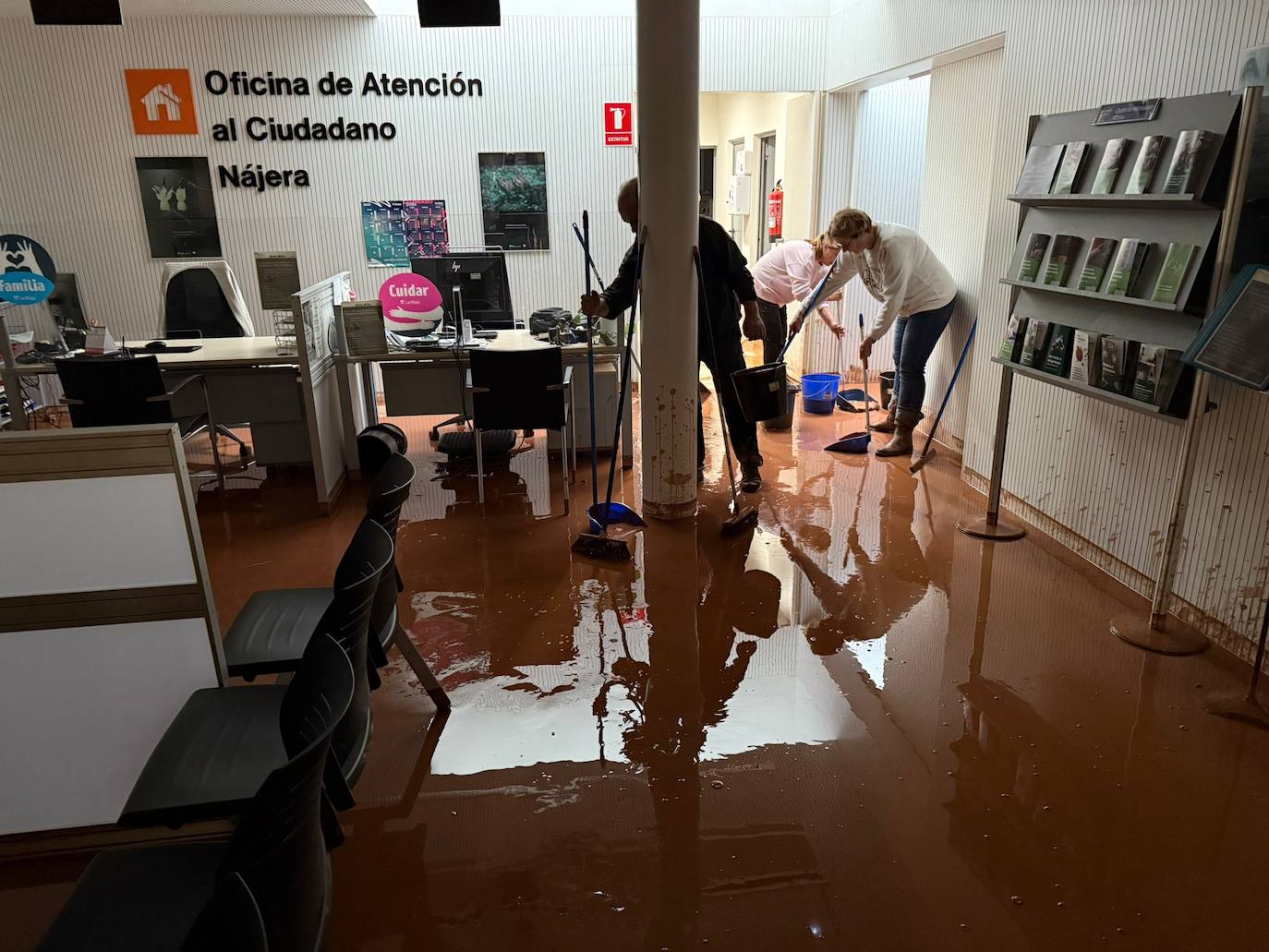 Las imágenes de la tormenta en Nájera