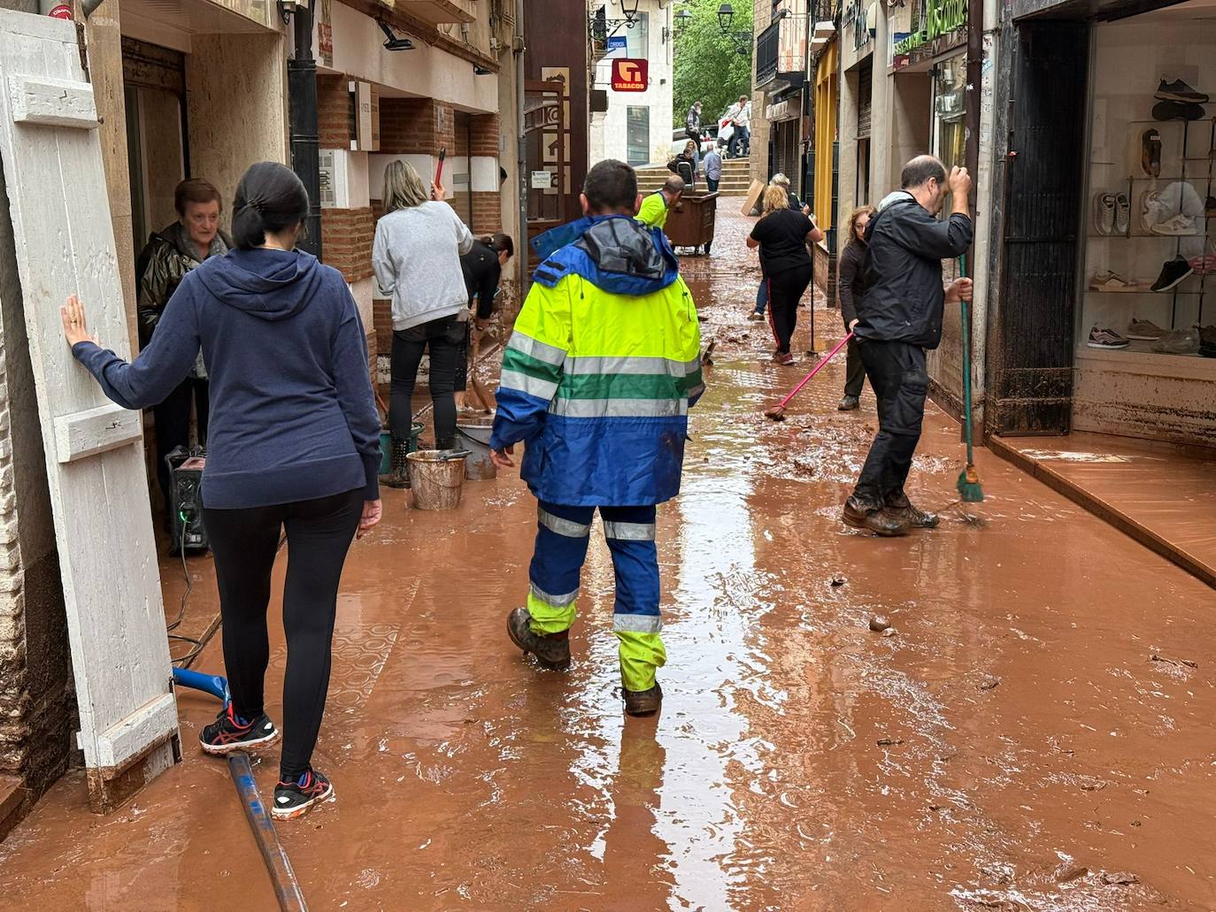 Las imágenes de la tormenta en Nájera