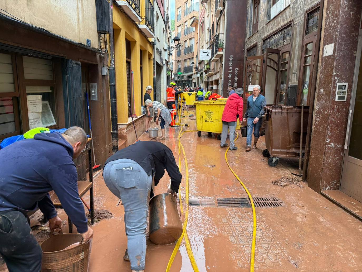 Las imágenes de la tormenta en Nájera