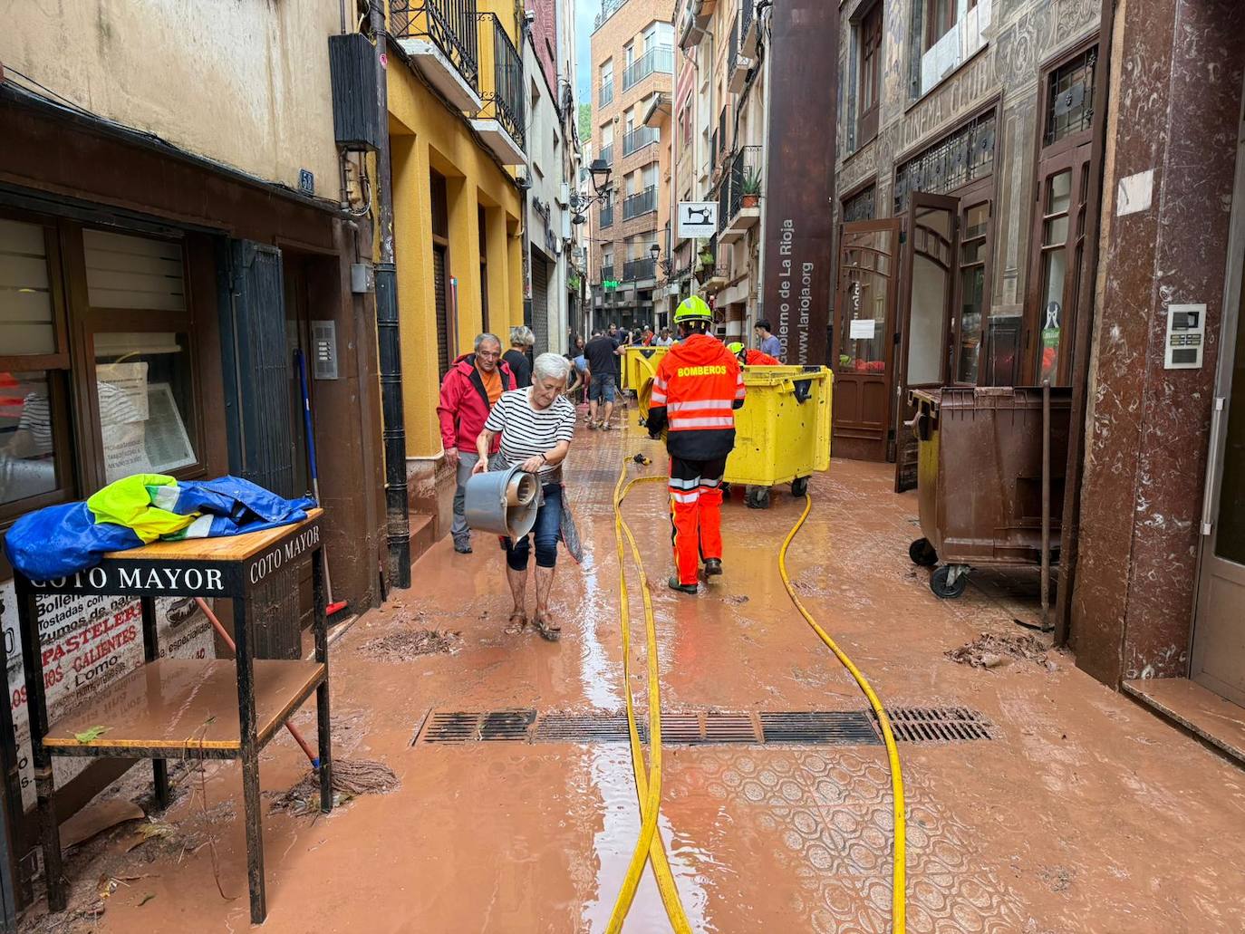 Las imágenes de la tormenta en Nájera