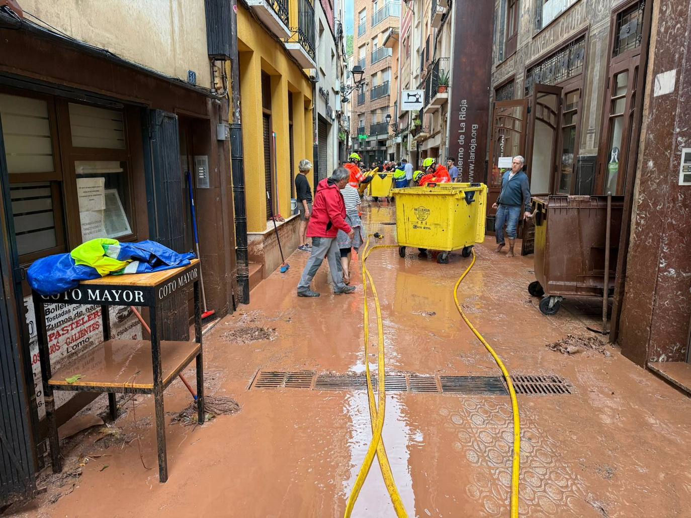 Las imágenes de la tormenta en Nájera