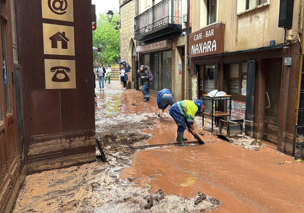 Las imágenes de la tormenta en Nájera