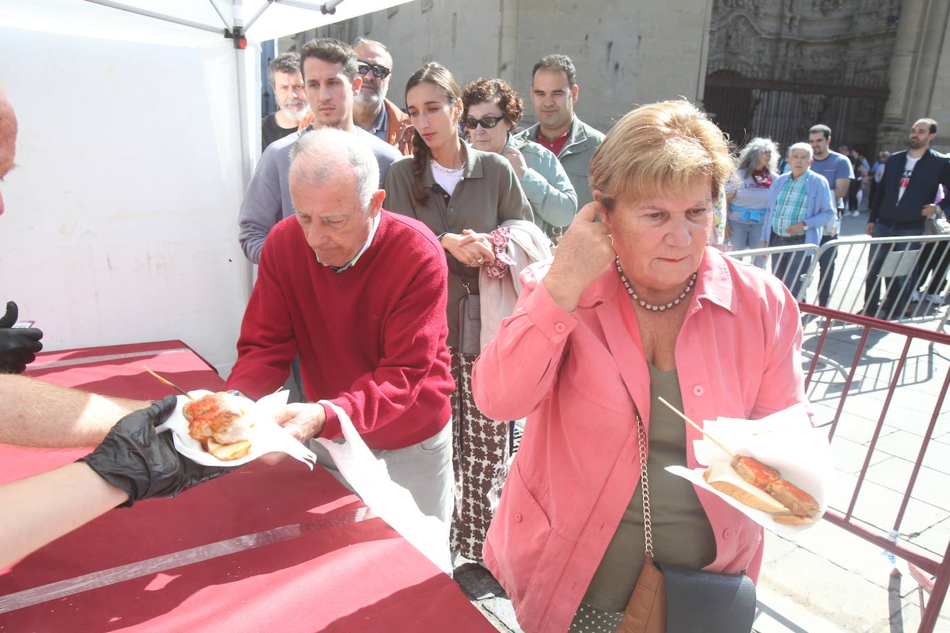 Sepia, chorizo, solomillo... un amplio menú en las degustaciones