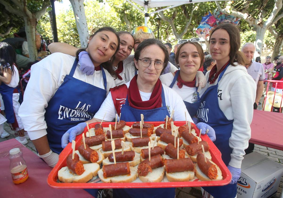 Sepia, chorizo, solomillo... un amplio menú en las degustaciones