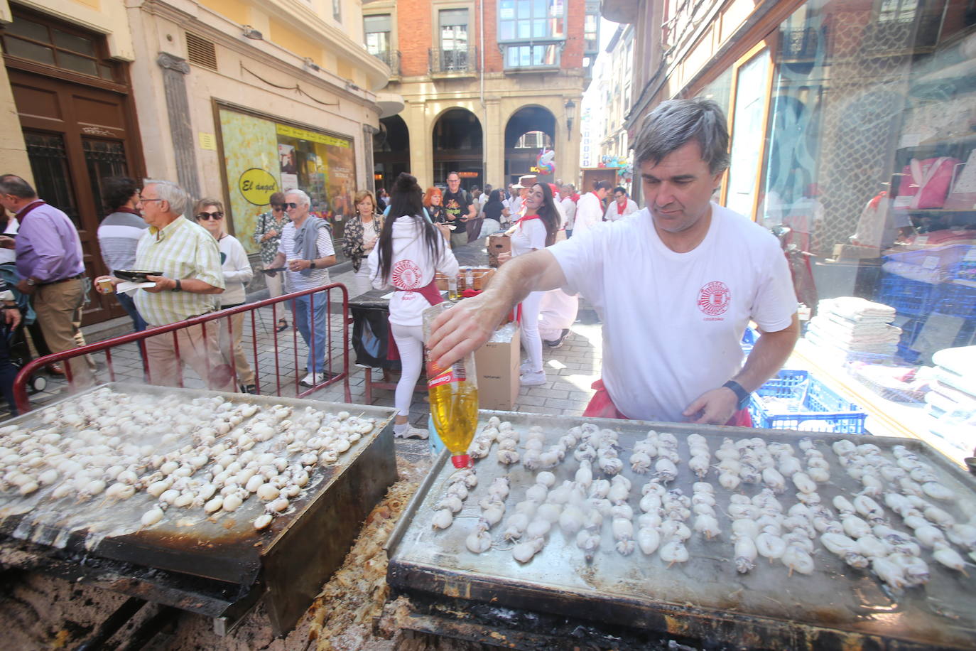 Sepia, chorizo, solomillo... un amplio menú en las degustaciones