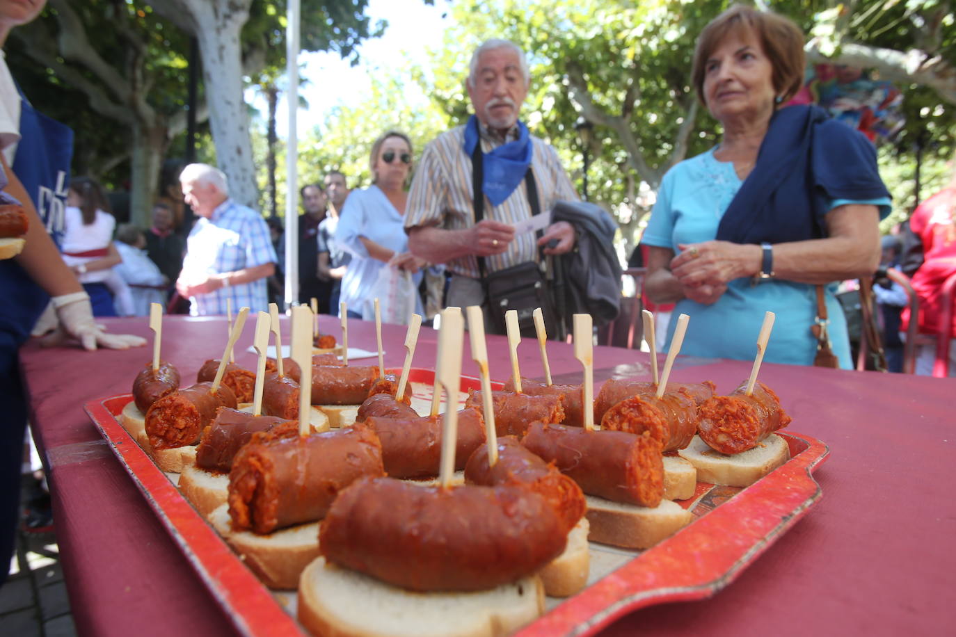 Sepia, chorizo, solomillo... un amplio menú en las degustaciones