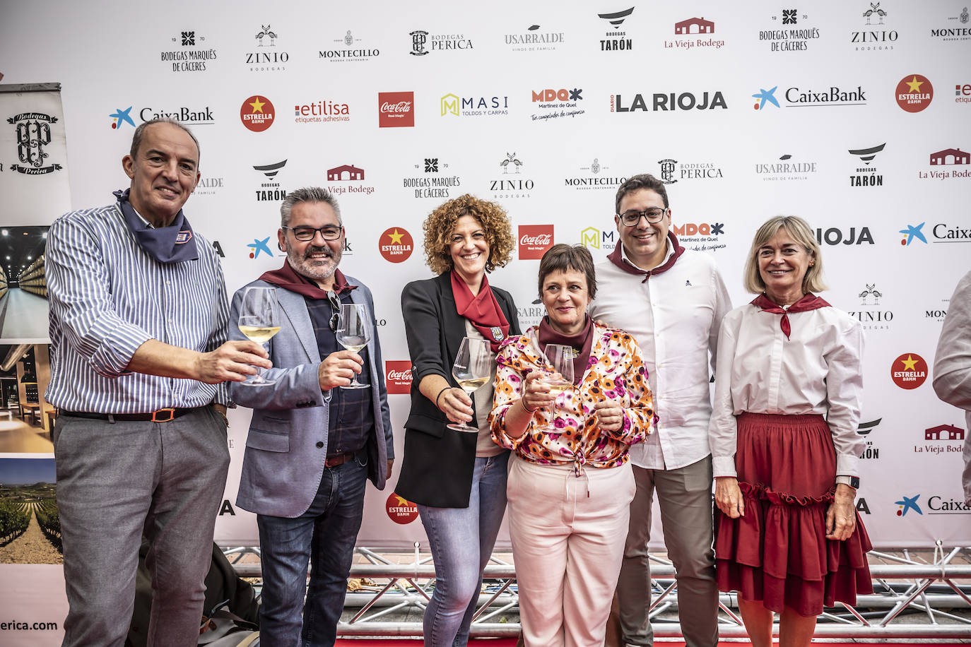 Toño del Río, Jesús Izquierdo, María Marrodán, Henar Moreno, Daniel Carrillo y Teresa Cobo.