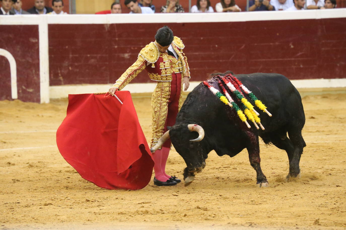 Aguado, Roca Rey y Ortega, en la tercera corrida de la feria de San Mateo