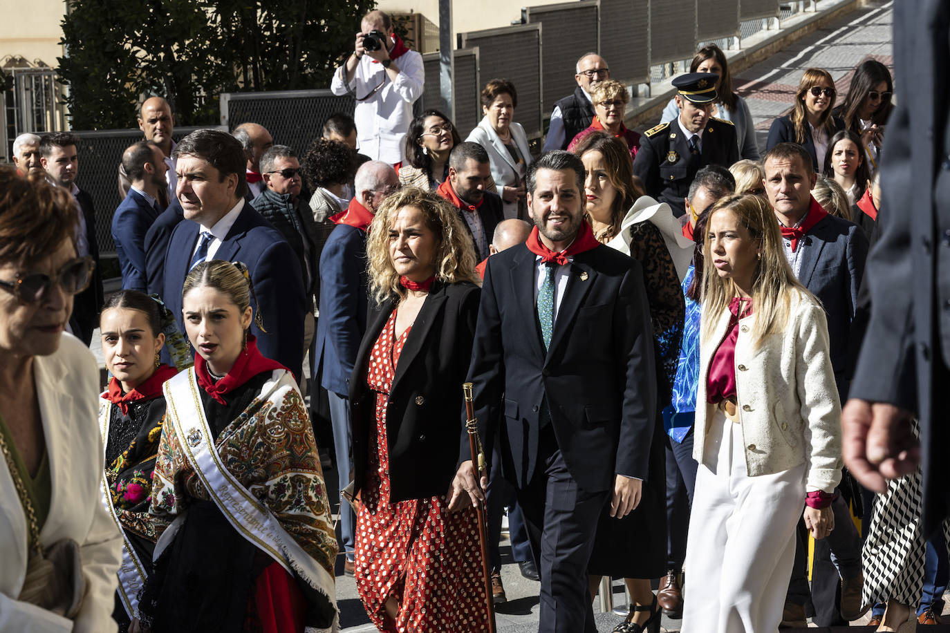 Arnedanos y navarros celebran la procesión del Robo de los Santos