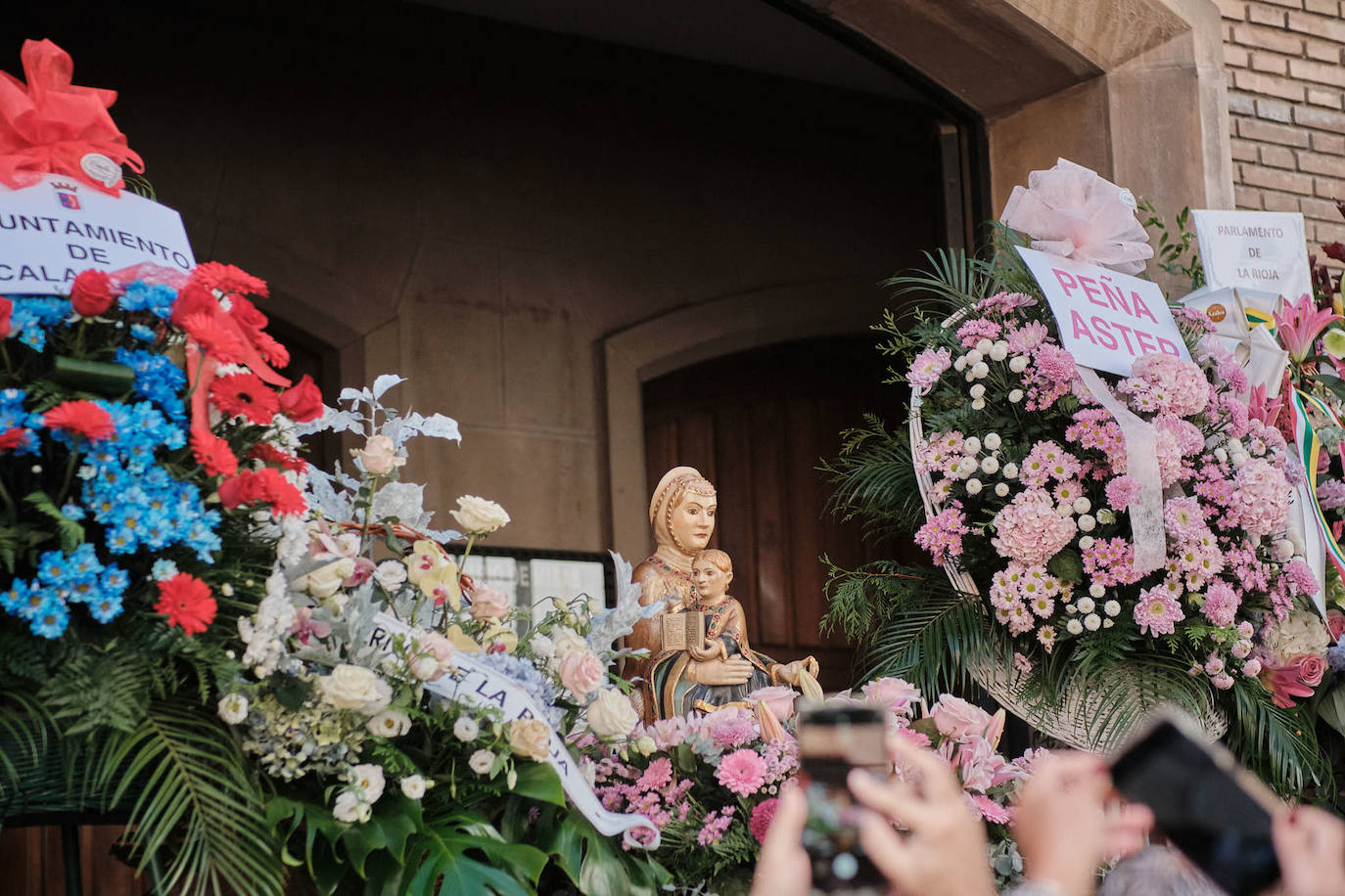 Misa y ofrenda floral de San Mateo a la Virgen de Valvanera