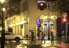 La lluvia no ha dejado de caer este miércoles.