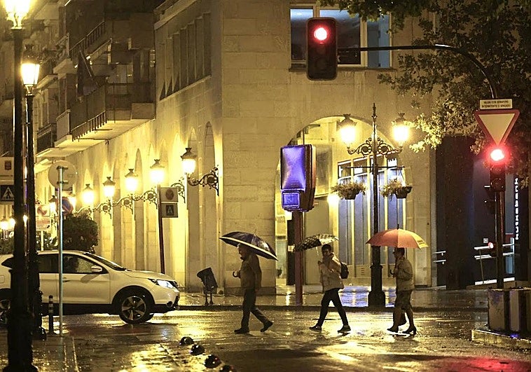 La lluvia no ha dejado de caer este miércoles.