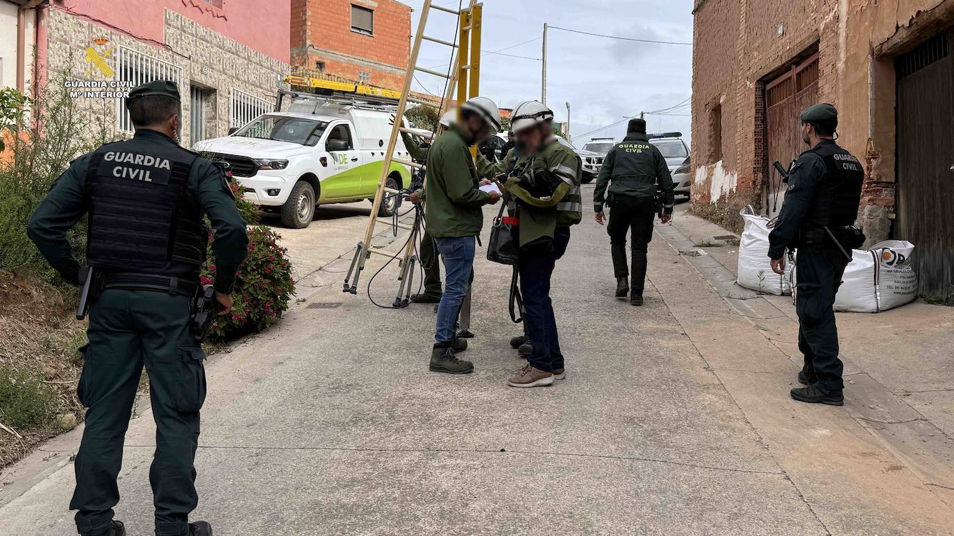 Operación &#039;apaga y vámonos&#039; de la Guardia Civil en Albelda