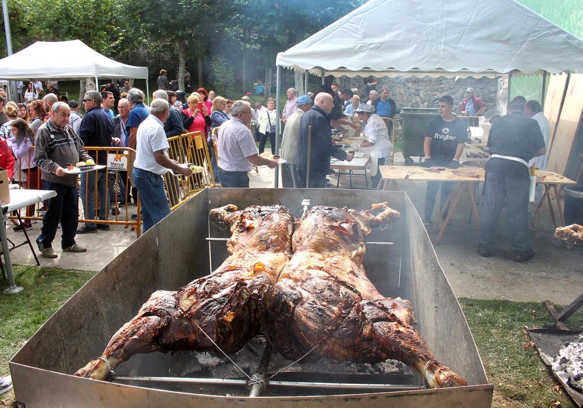 Asado en una edición anterior.