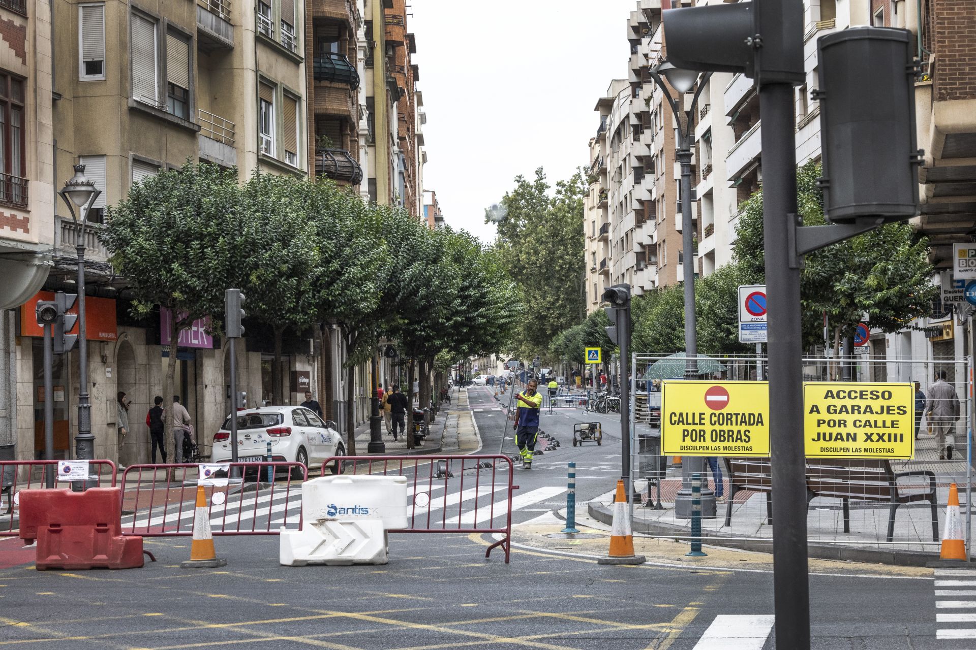 Obras en Duquesa de la Victoria.