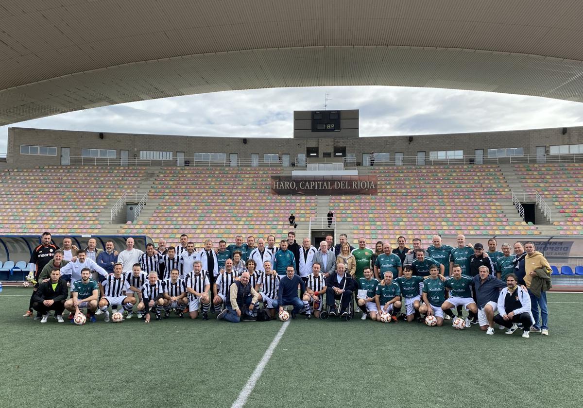 Los veteranos del Haro Deportivo se reúnen en el Luis de la Fuente