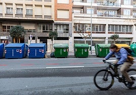 Avenida de Portugal, tras la reversión de la obra del carril bici.