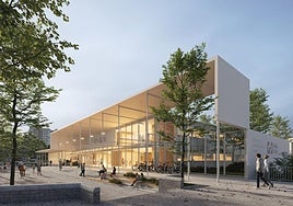 Recreación del futuro Centro de Especialidades y Cirugía Mayor Ambulatoria Adoración Sáenz.