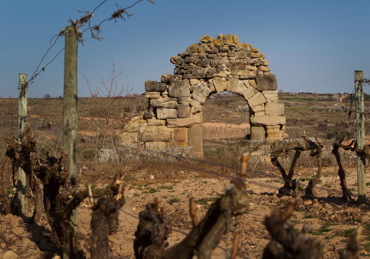 Restos de la ermita visigoda de Santa María de Rute, en Ventas Blancas.