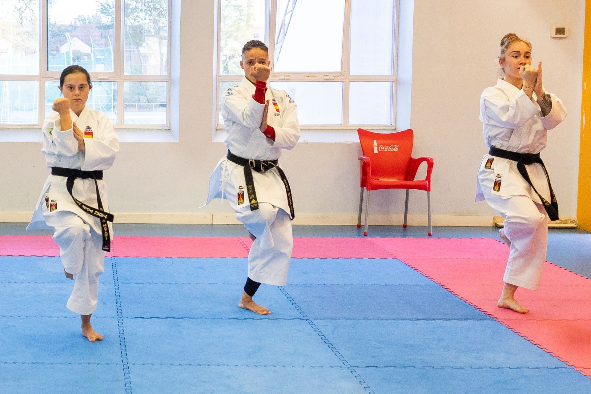 La selección española de parakárate, en Logroño