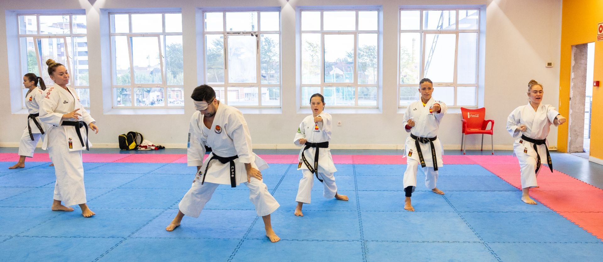 La selección española de parakárate, en Logroño