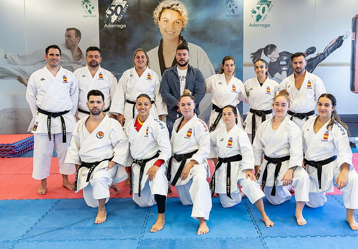 La selección española de parakárate, en Logroño