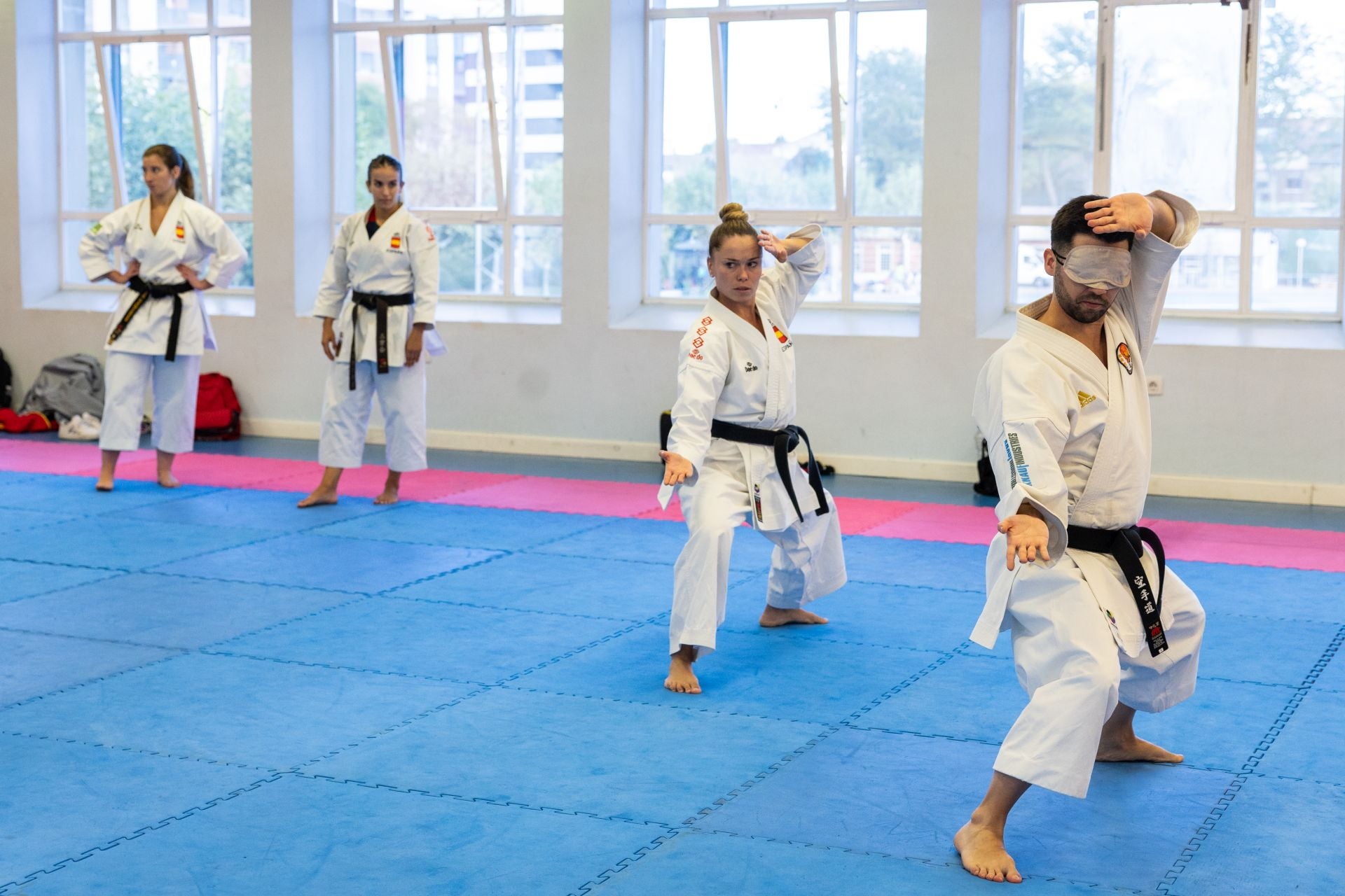 La selección española de parakárate, en Logroño