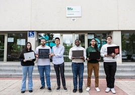 Algunos de los alumnos afectados por la falta de profesor.