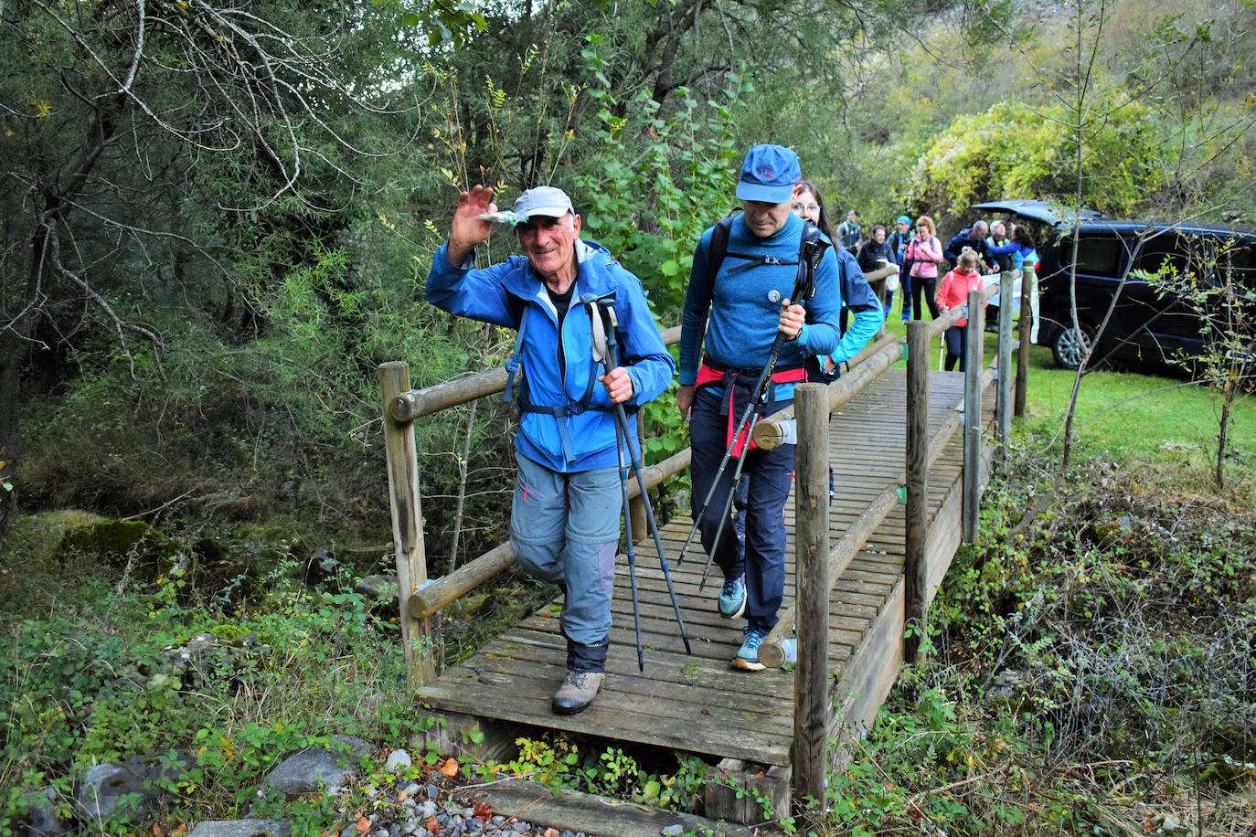 Tres enfermos de ELA ascienden a 1.854 metros de altitud en el Día del Montañismo Riojano