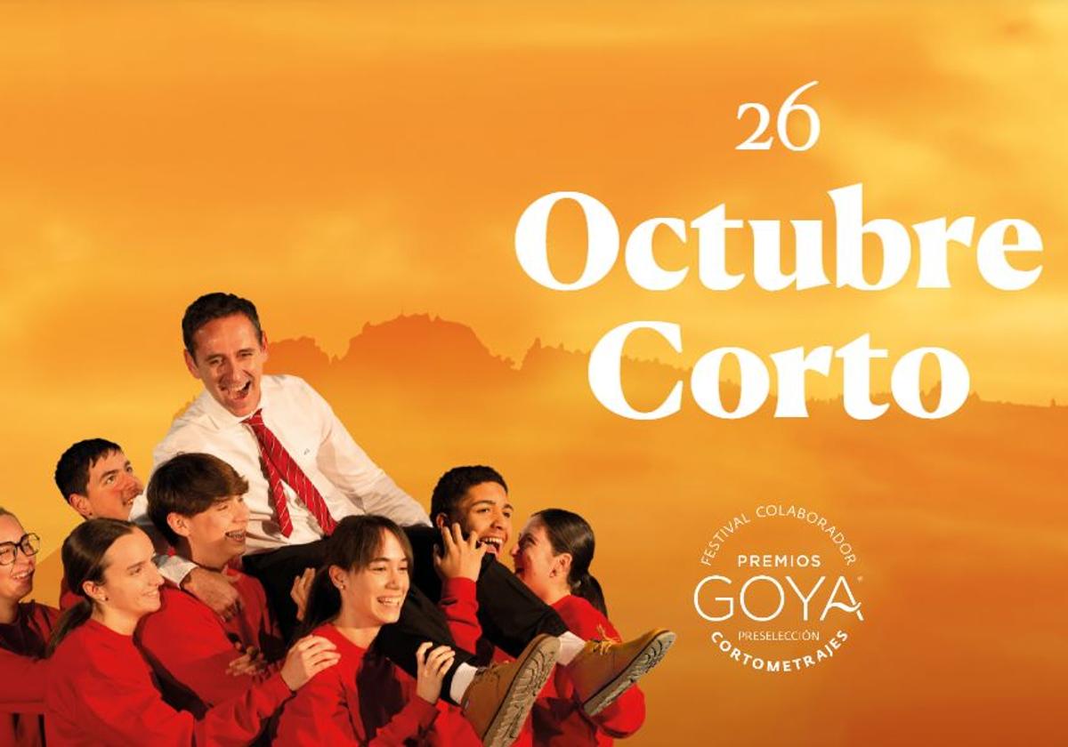 Cartel del festival Octubre Corto.