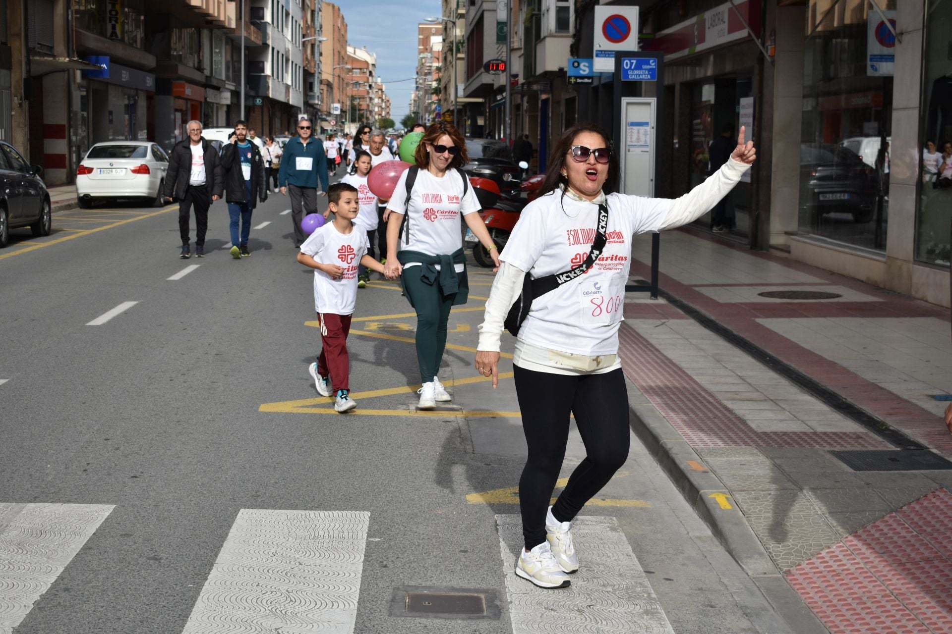 Marcha a favor de Cáritas en Calahorra