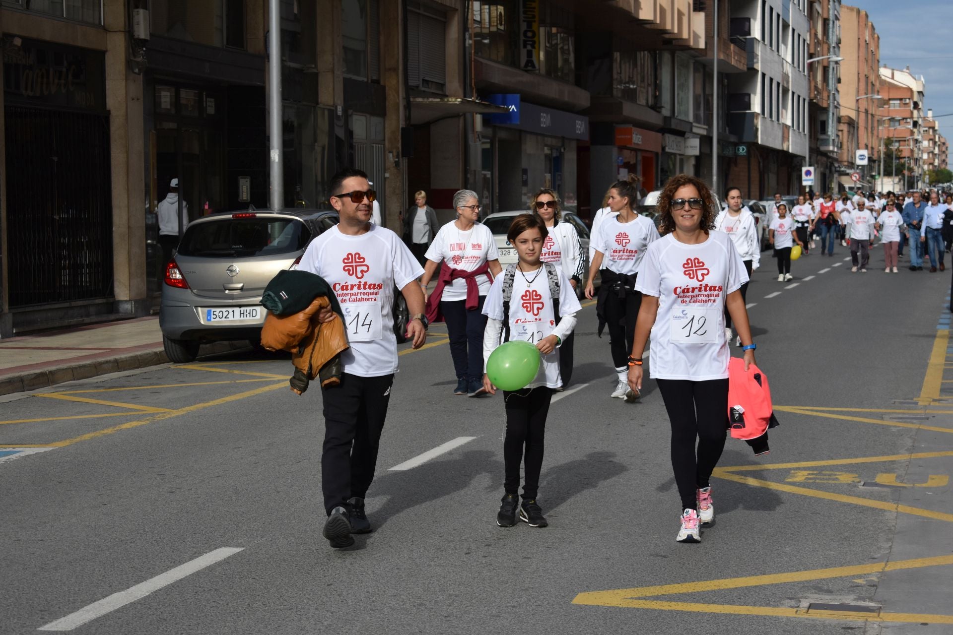 Marcha a favor de Cáritas en Calahorra