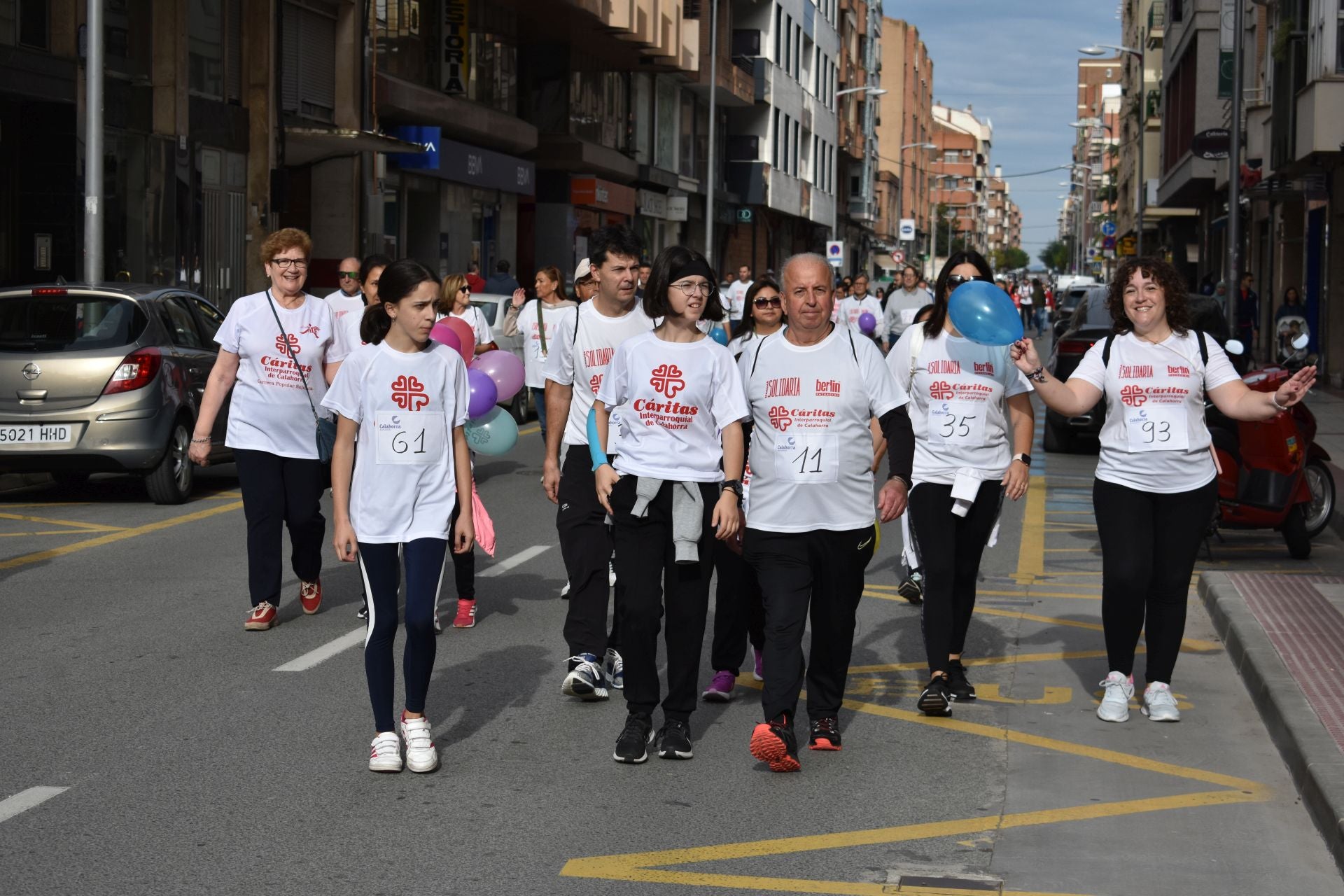 Marcha a favor de Cáritas en Calahorra