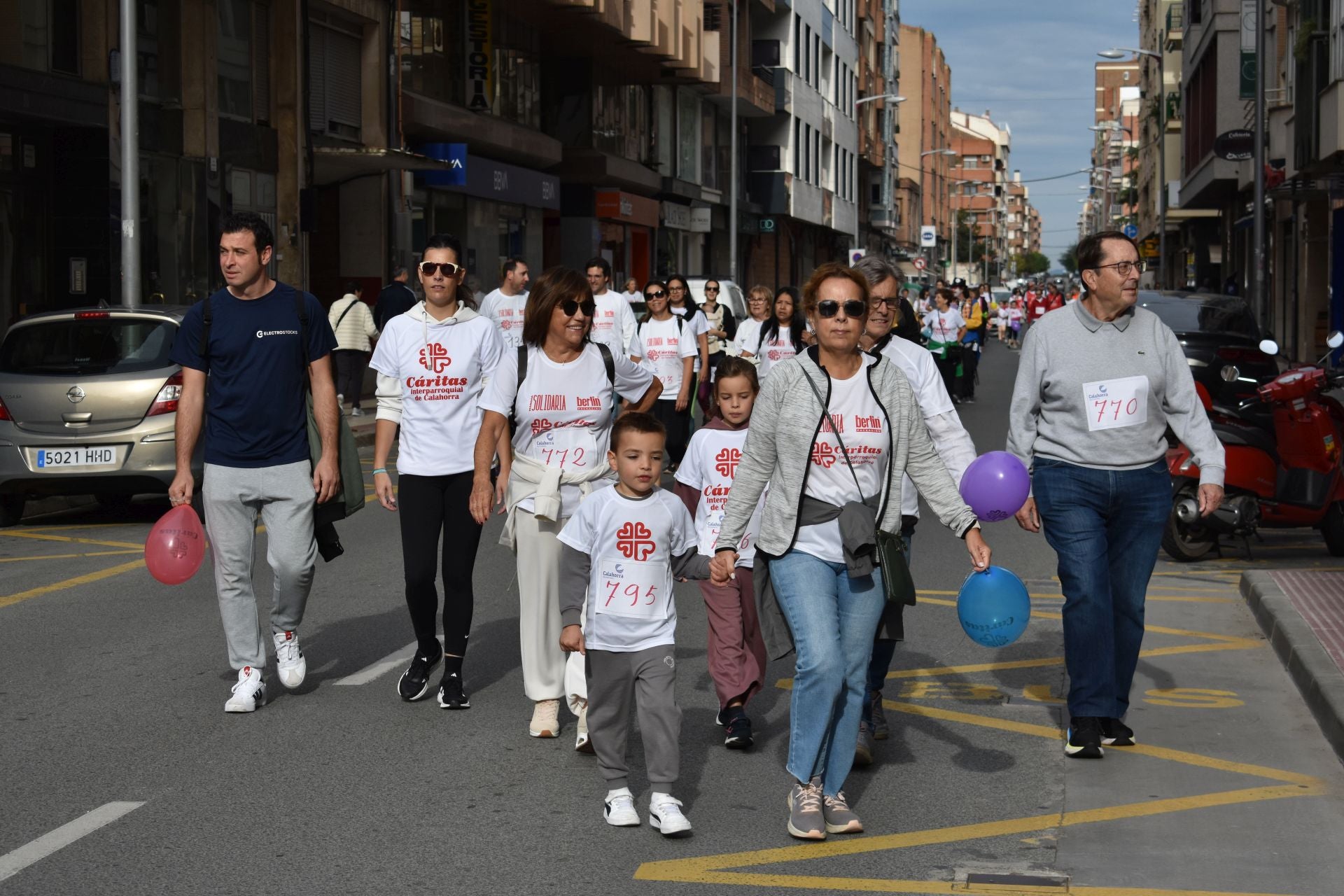 Marcha a favor de Cáritas en Calahorra