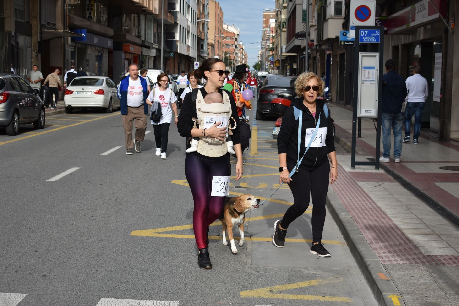 Marcha a favor de Cáritas en Calahorra