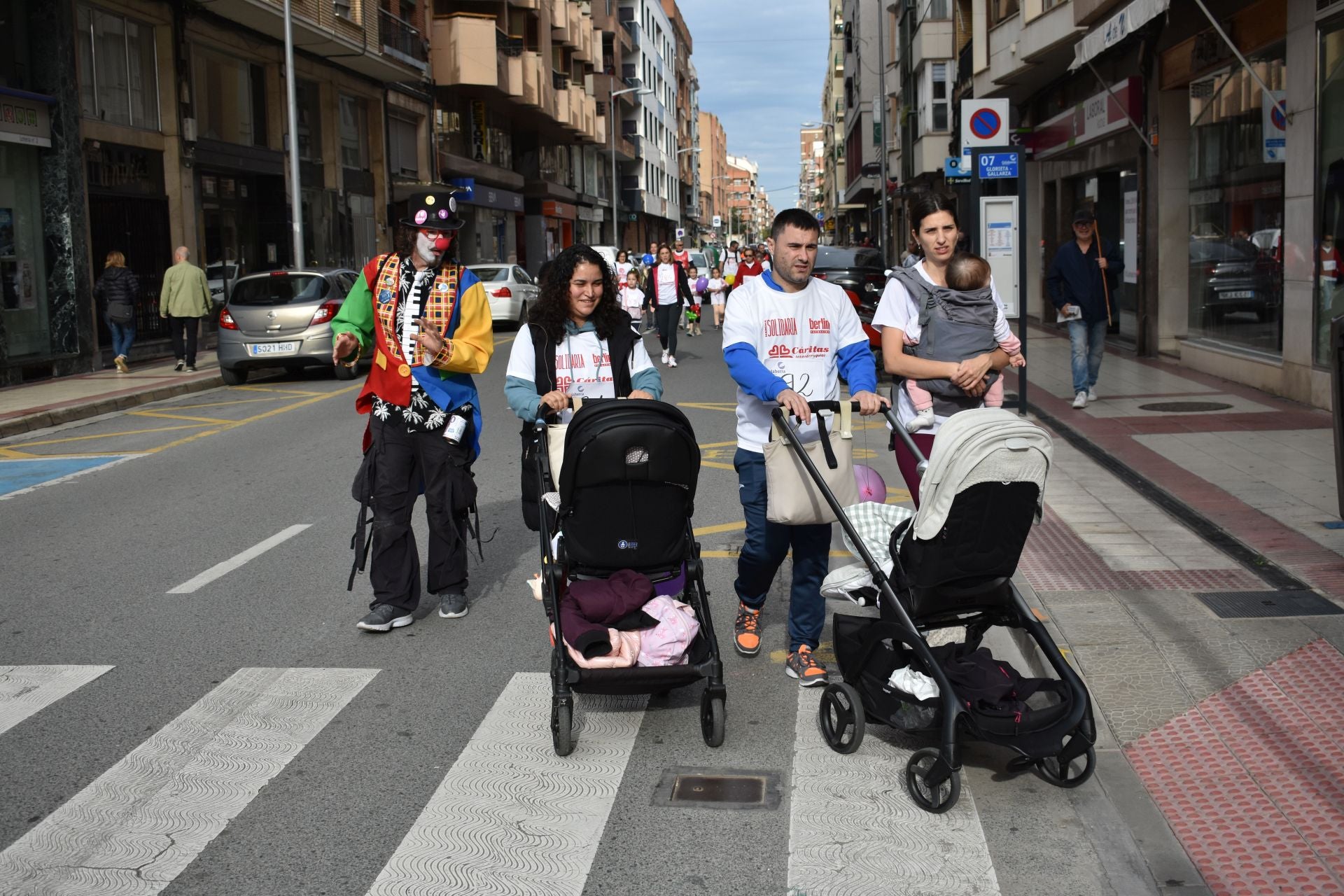 Marcha a favor de Cáritas en Calahorra